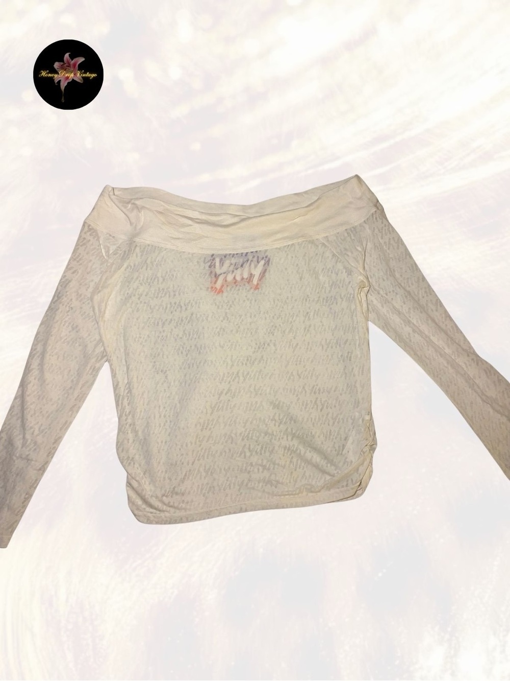 NWT YITTY Major Label Off The Shoulder Pullover White